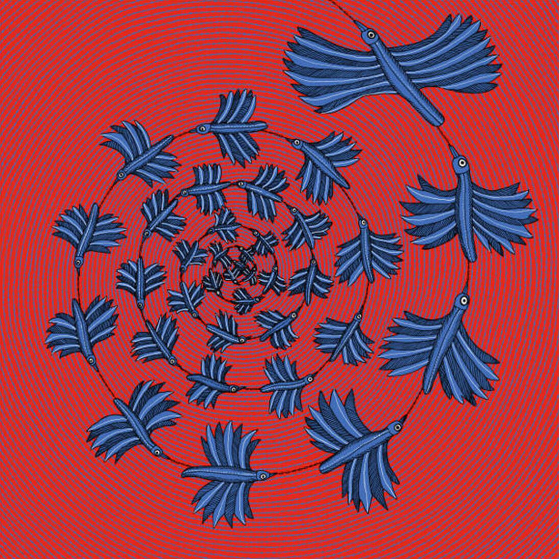 Dal libro "Creazione", Salani, illustrato da Bhajju Shyam - arte Gond (India centrale) Aria