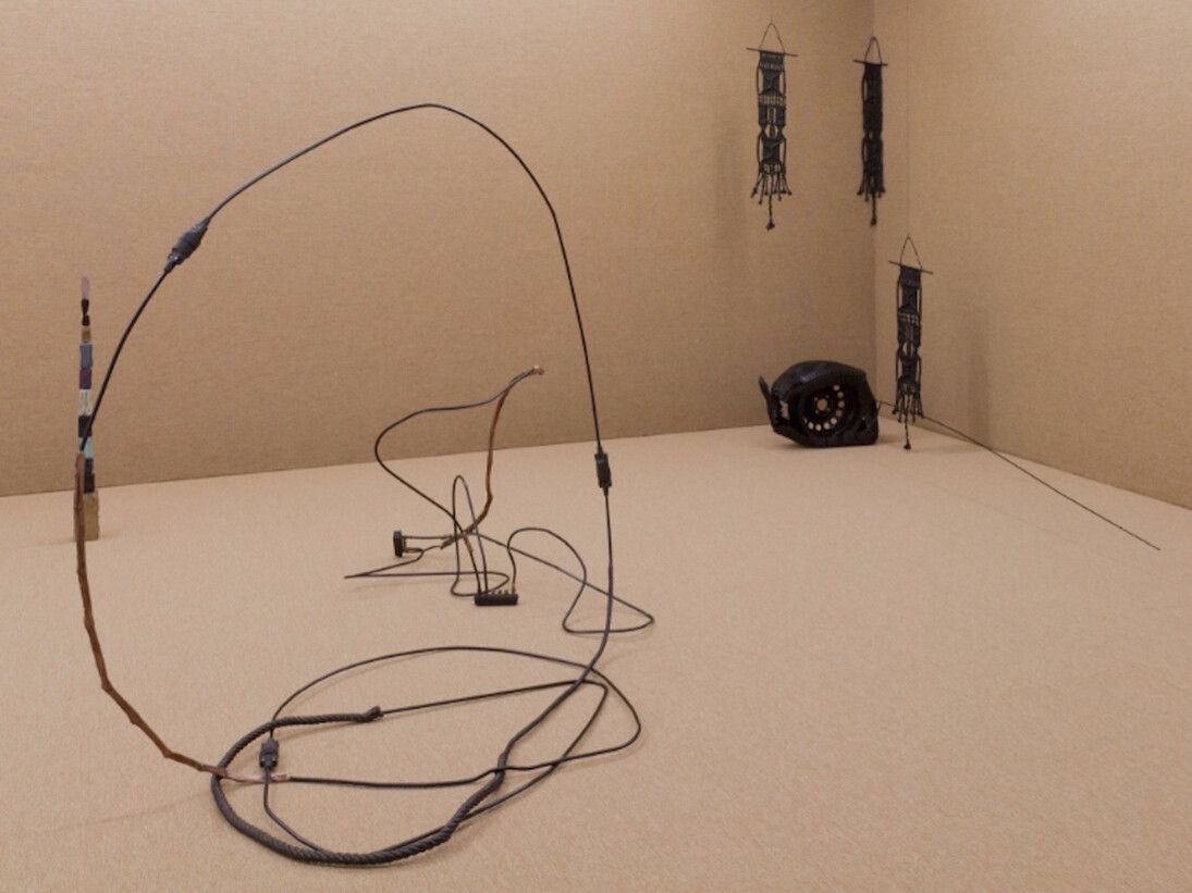 Tatiana Trouvé, Exhibition view. Courtesy of Perrotin gallery