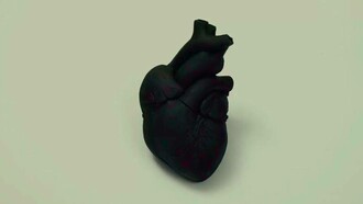 Amina Benbouchta, Untitled (Black Heart), 2013

