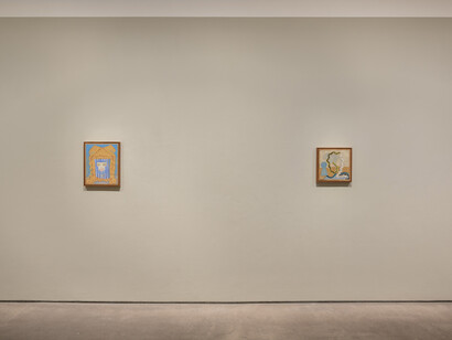 Carole Gibbons, The mythological landscape, exhibition view. Courtesy of Hales Gallery