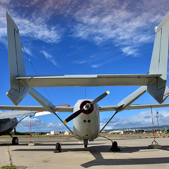 Cessna 0-2A Skymaster. Courtesy of Pearl Harbor Aviation Museum
