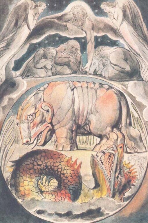 Béhémoth et Léviathan, William Blake