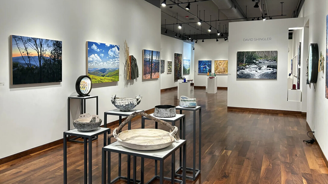 David Shingler, exhibition view. Courtesy of Momentum Gallery