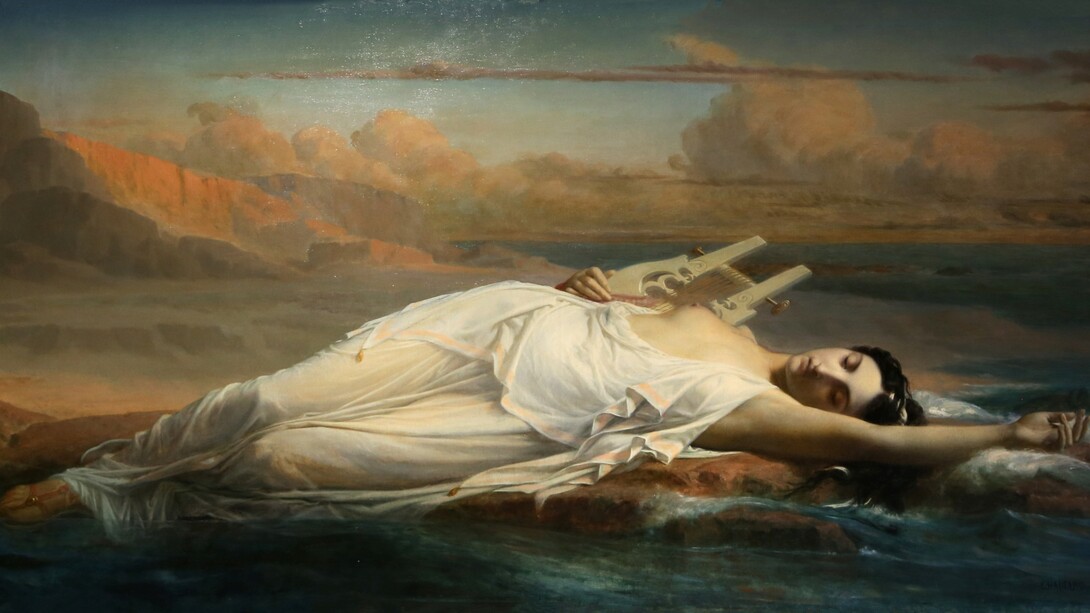 "Saffo", Joseph Thomas Chautard, 1850, Musée Fesch, Ajacco, Corsica