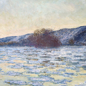 Claude Monet, Eisschollen im Dämmerlicht, 1893. Mit freundlicher Genehmigung des Unteren Belvedere