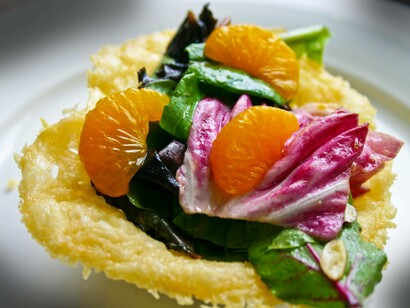 Il frico con verdure e clementine