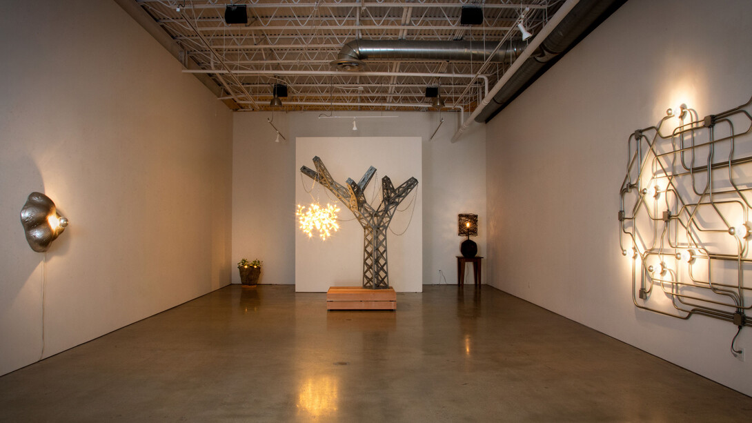 Roman de Salvo, Electrospectrum, exhibition view. Courtesy of Quint Gallery