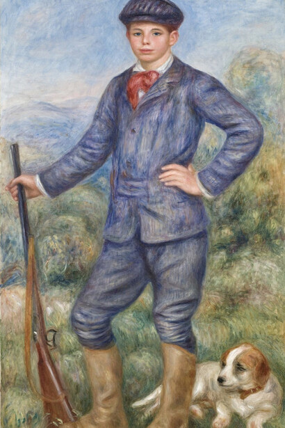 Pierre-Auguste Renoir. Jean as a Huntsman, 1910. Los Angeles County Museum of Art. Gift through the generosity of the late Mr. Jean Renoir and Madame Dido Renoir