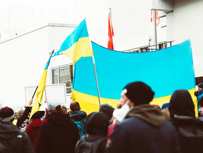 Crowds take to the streets, protesting the Ukraine-Russia war, and fervently calling for its immediate end