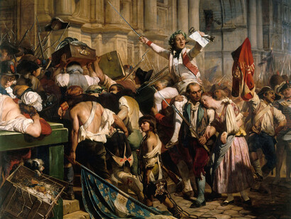 Paul Delaroche, Los vencedores de la Bastilla frente al Ayuntamiento