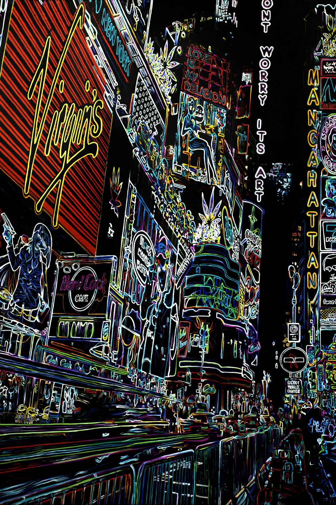 Artpusher, Obey Neon, 2015