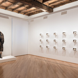 Various artists, Black or white, exhibition view. Courtesy of MASI Lugano