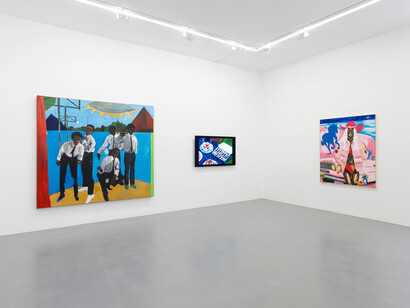 Various artists, Femmes, exhibition view. Courtesy of Perrotin Gallery