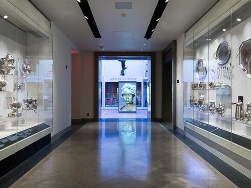 Roy J. Zuckerberg Hall of American Silver. Courtesy of New-York Historical Society