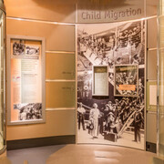 Immigration in the 20th Century, exhibition view. Courtesy of Migration Museum