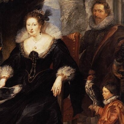 Peter Paul Rubens, Ritratto di Lady Arundel, 1620, particolare. Johann Wilhelm von der Pfalz collection, Düsseldorf, Germania