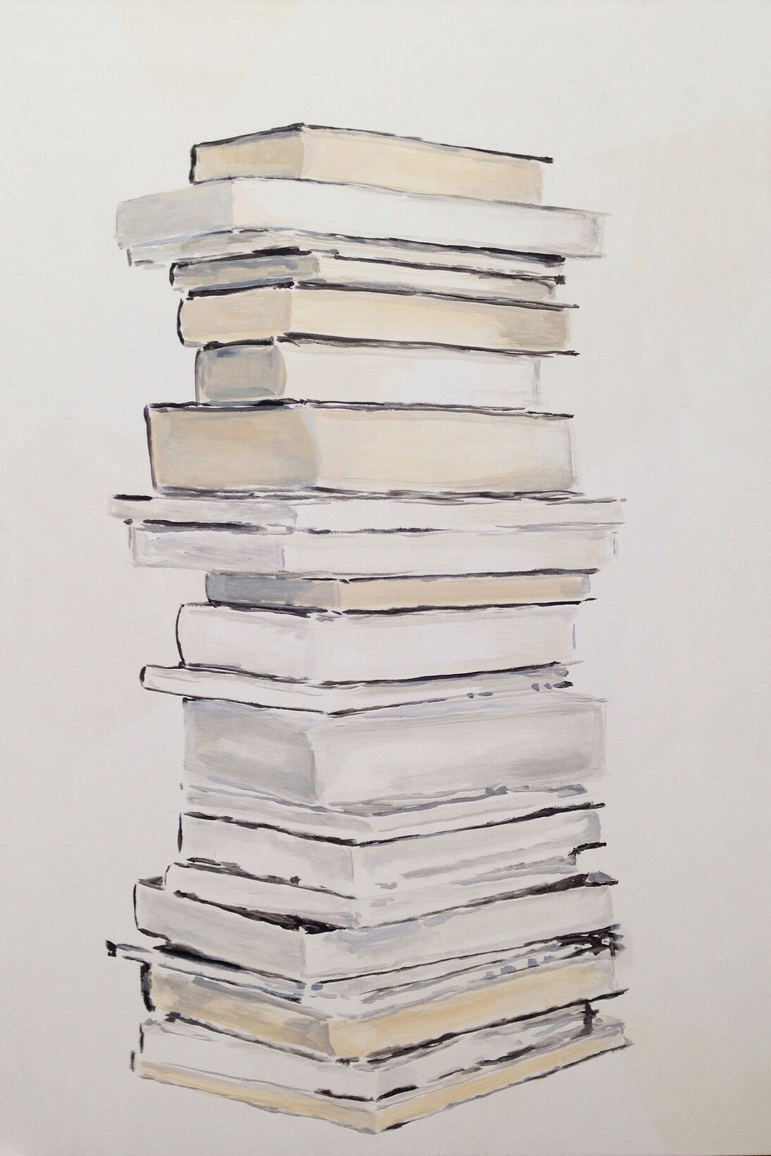 Stacks (AnalogHistory) 2015 48x36.