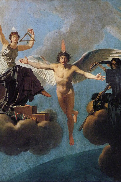 Jean-Baptiste Regnault, The Genius of France between Freedom and Death