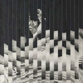 Jiří Kolář,  Voilà la femme, exhibition painting. Courtesy of National Gallery