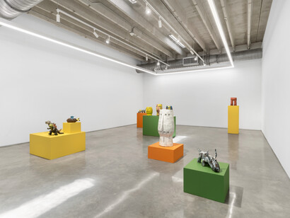 Stanley Edmondson, He Had It Since He First Got It, 2023, installation view, photo by Zachary Balber. Courtesy of Mindy Solomon Gallery