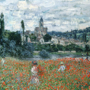 Claude Monet, Champ de coquelicots près de Vétheuil, vers 1879 huile sur toile, 73 x 92 cm. Fondation Collection E.G. Bührle, Zurich, photo SIK-ISEA, Zurich (J.-P. Kuhn)