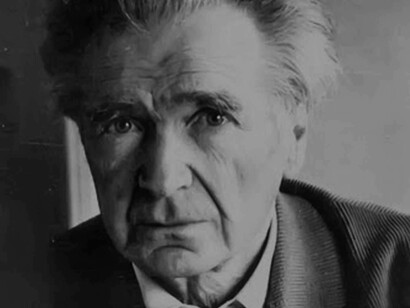 Emil Cioran looks concerned as he approaches the end of his life's work on existence