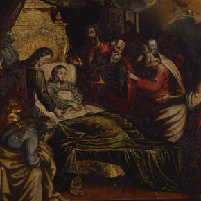 Anónimo, Dormición de la virgen, s. XVII. Cortesía del Museo Pedro de Osma