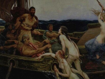 One of the covers from Homer's The Odyssey