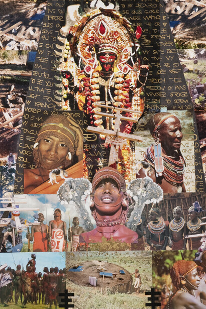 Genesis P-Orridge, Yearning Flesh, 1993, Mixed Media 56  x 51 cm  Image courtesy the artist 