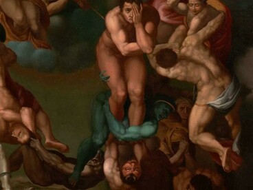 Il Giudizio universale ritrovato a Ginevra, presunto Michelangelo