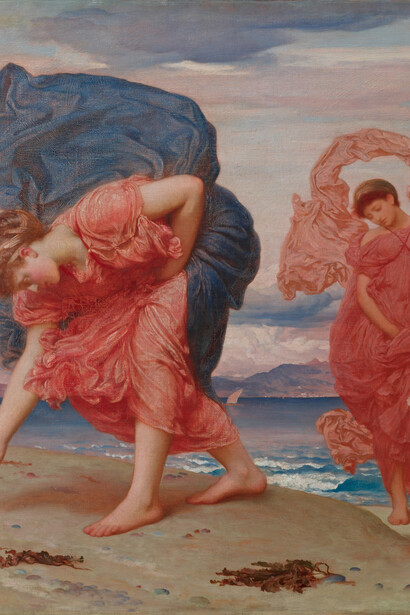 Frederic, Lord Leighton Greek girls picking up pebbles by the sea (detail), 1871, Oil on canvas, The Pérez Simón collection, Mexico © Studio Sébert Photographes