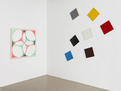 Steffen Schlichter and Stef Stagel, No. 22025, exhibition view. Courtesy of Edition & Galerie Hoffmann. Photo by Ivan Murzin