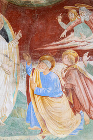 Affresco all'oratorio (Monte Tabor) della Trasfigurazione