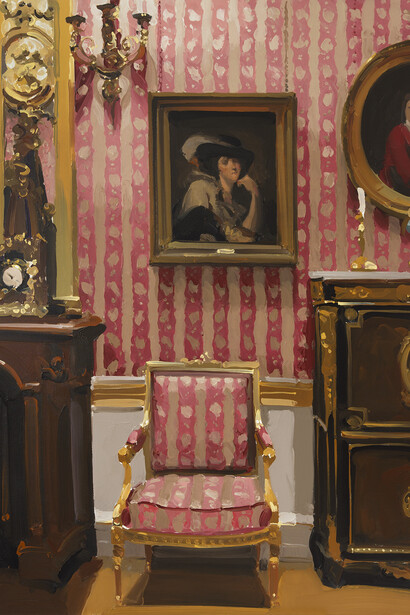 Alan Kingsbury, Room in Pink and Gold