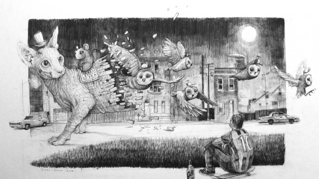 Dulk, Nightmare,

Pencil on paper,
70 X 50 cm, 2015