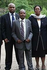 Southern African Community Development delegates arrive at Lancaster house, London, UK, 2012