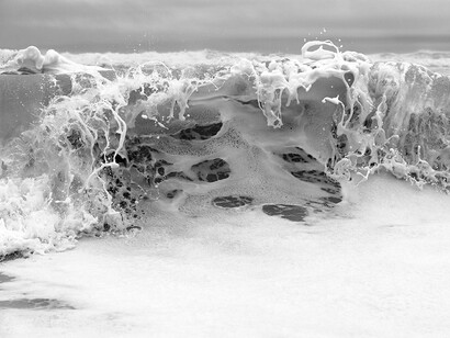 Clifford Ross, Hurricane LX (detail), Edition of 12, 24 x 33" (framed). Courtesy of Leila Heller Gallery