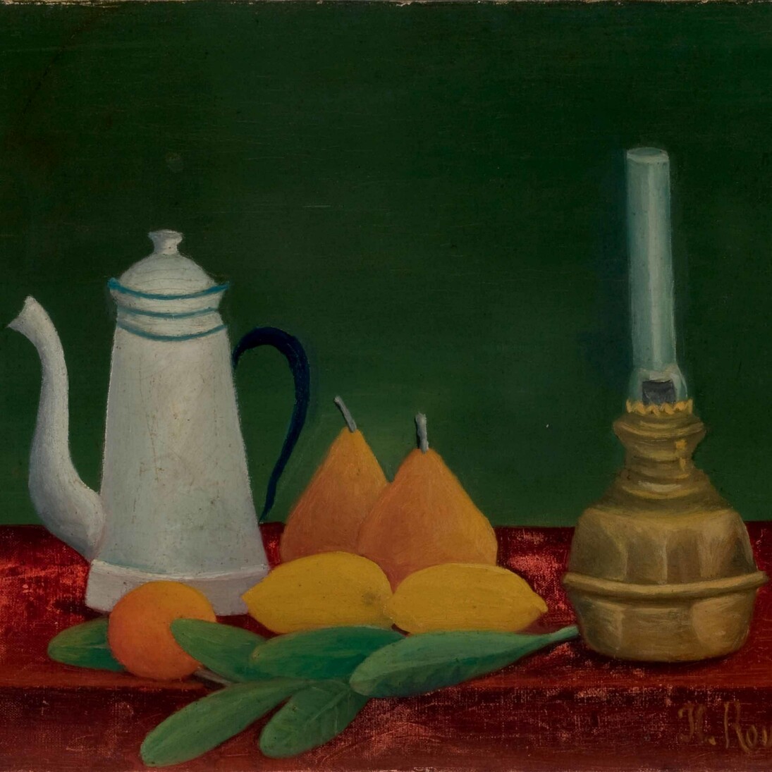 Henri Rousseau, Natura morta, 1910, olio su tela, 38 x 46 cm