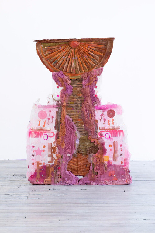 Bottle, Comb, Crutch, Wrench. Courtesy of 315 Gallery
