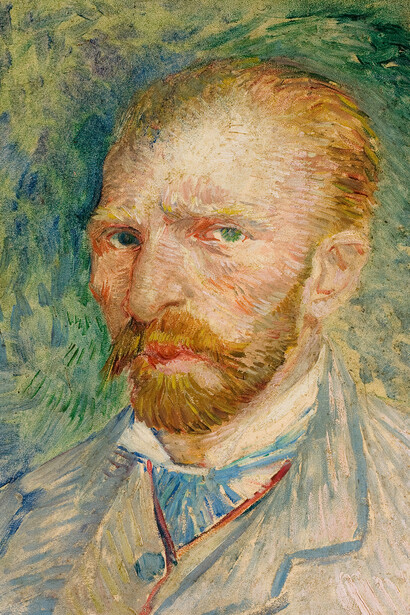 Vincent van Gogh, Autoritratto, Olio su cartone, cm 32,8 x 24, 1887 Kröller-Müller Museum, Otterlo © Kröller-Müller Museum; Otterlo
