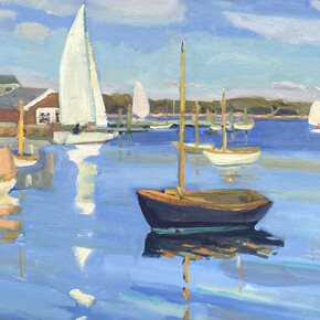 Kelly Carmody, End of season sailing. Courtesy of The Grenning Gallery