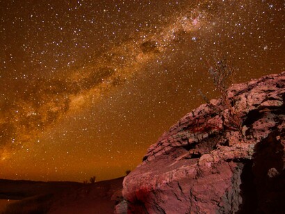 The stars of South America in the Atacama Desert, Chile

