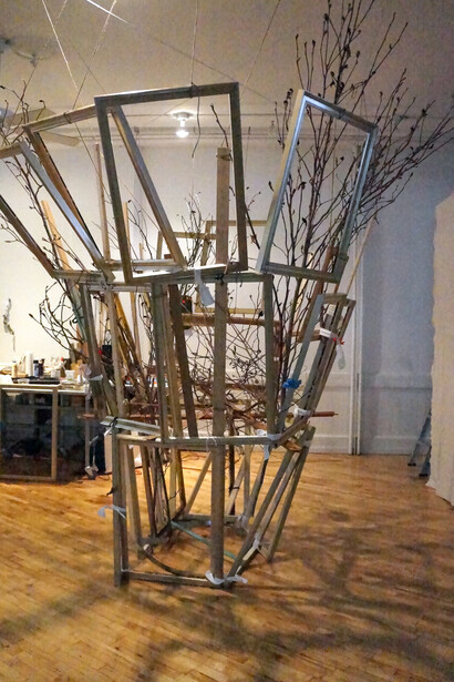 Shaqayeq Arabi, Study of an upturned ziggurat. Courtesy of the artist.