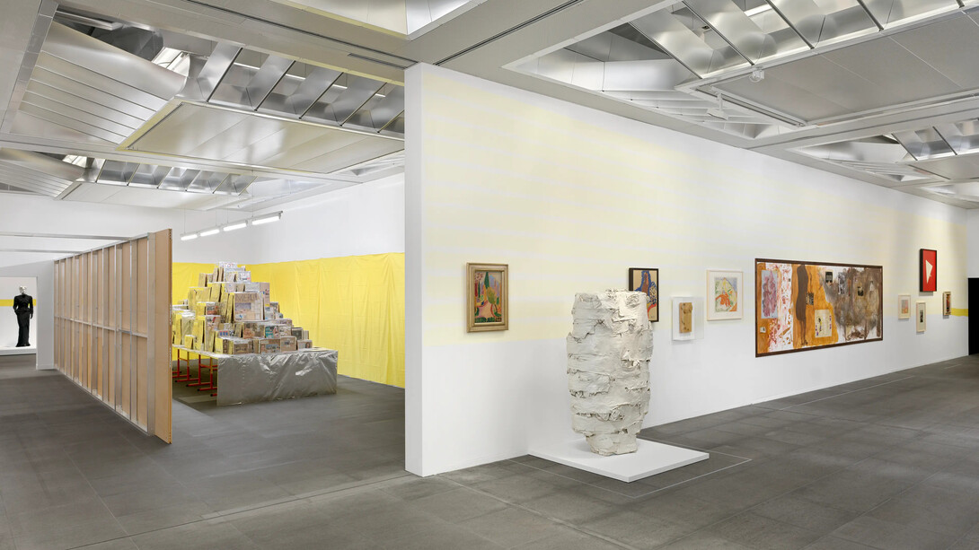 Divers artistes, Intervention dans la collection par Amy Sillman, vue d’exposition. Avec l’aimable autorisation du Kunstmuseum Bern