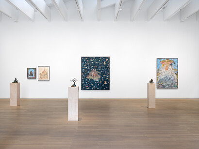 Bram Demunter, Crowded valley, exhibition view. Courtesy of Tim Van Laere Gallery 