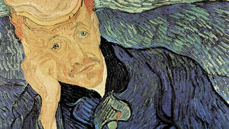 Vincent van Gogh, Retrato del doctor Gachet (detalle), 1890