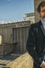 Ralph Rugoff, Director of Hayward Gallery, London. Photo Marc Aitkin 
