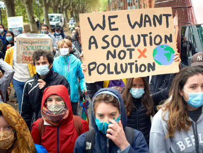 Protesto ambiental na Alemanha