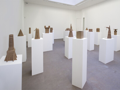 Shahpour Pouyan, Exhibition view. Courtesy of Galerie Nathalie Obadia