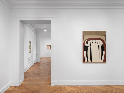 Léon Wuidar, vue de l'exposition. Avec l'aimable autorisation de White Cube